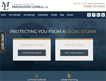 Tablet Screenshot of magnusonlowell.com